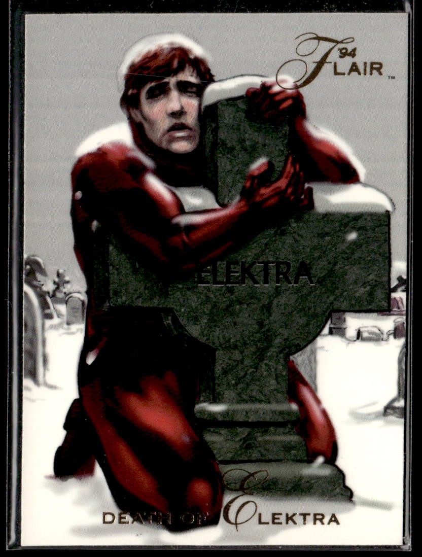 1994 Flair Marvel Annual #43 Death of Elektra