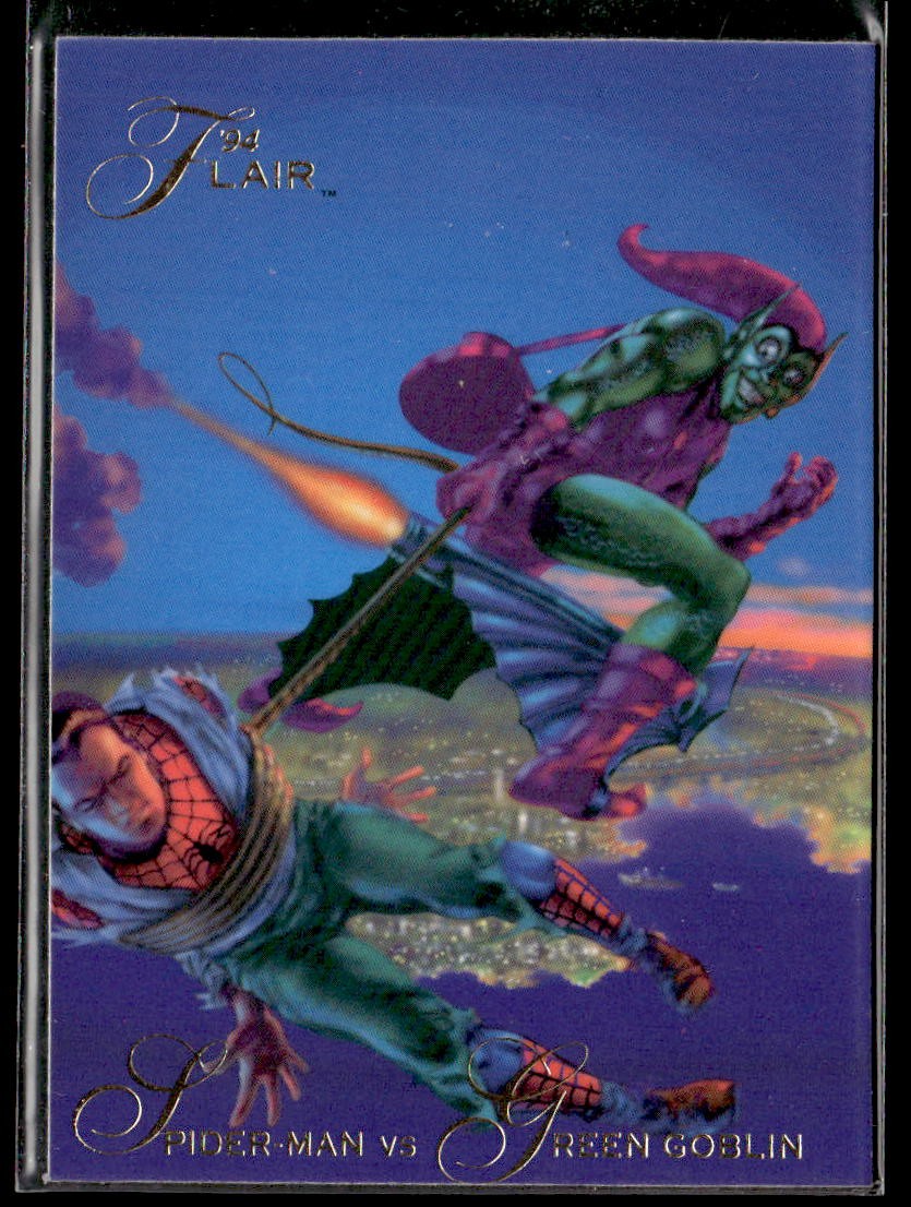 1994 Flair Marvel Annual #22 Spider-Man vs Green Goblin