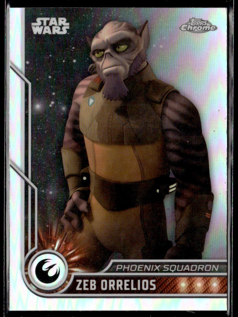 2023 Topps Chrome Star Wars #33 Zeb Orrelios Refractor