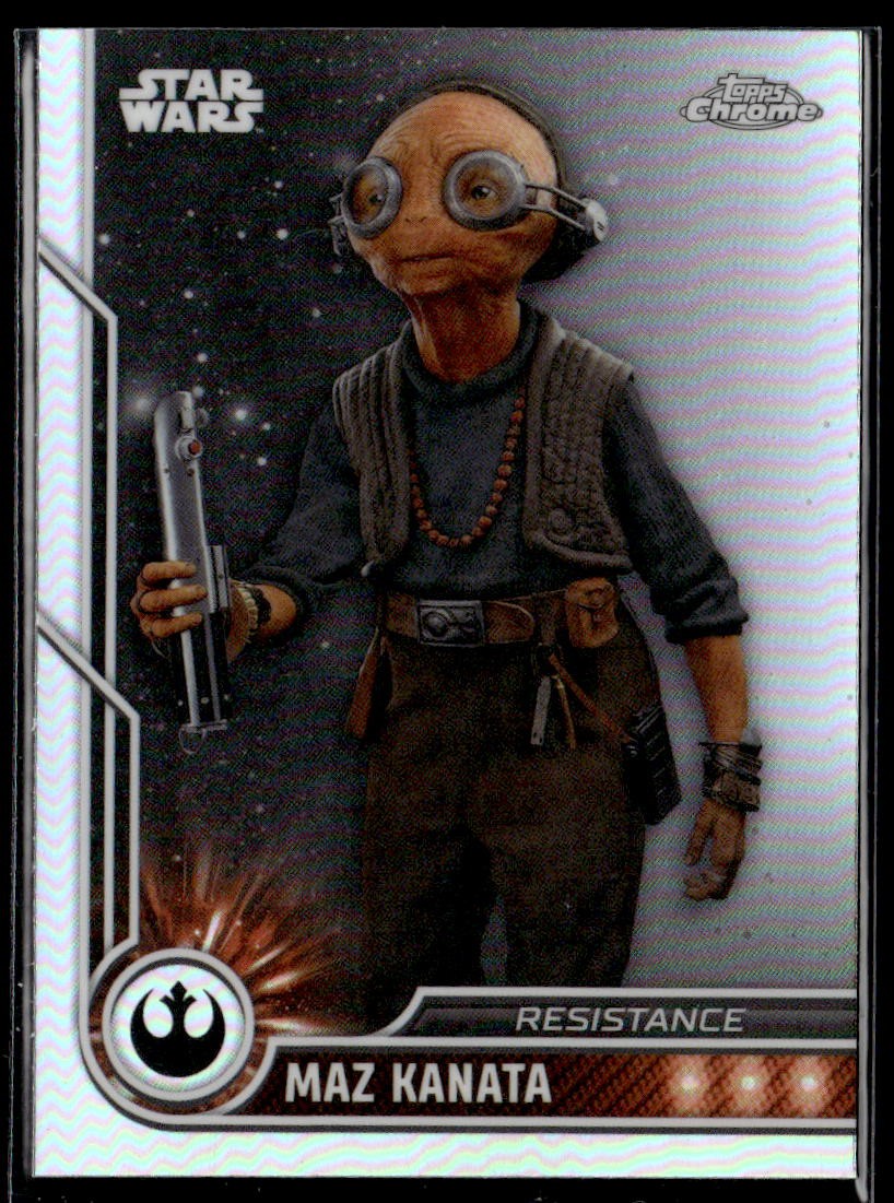 2023 Topps Chrome Star Wars #55 Maz Kanata Refractor
