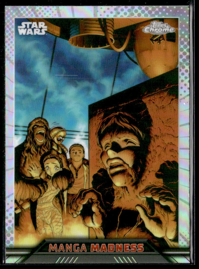 2023 Topps Chrome Star Wars #MM-11 Han Solo in Carbonite Manga Madness