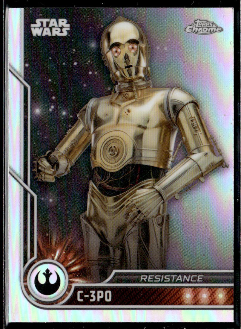 2023 Topps Chrome Star Wars #66 C-3PO Refractor