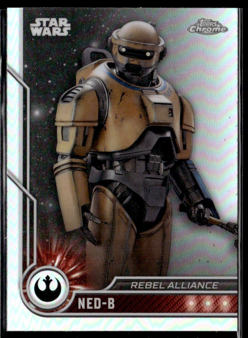 2023 Topps Chrome Star Wars #18 NED-B Refractor