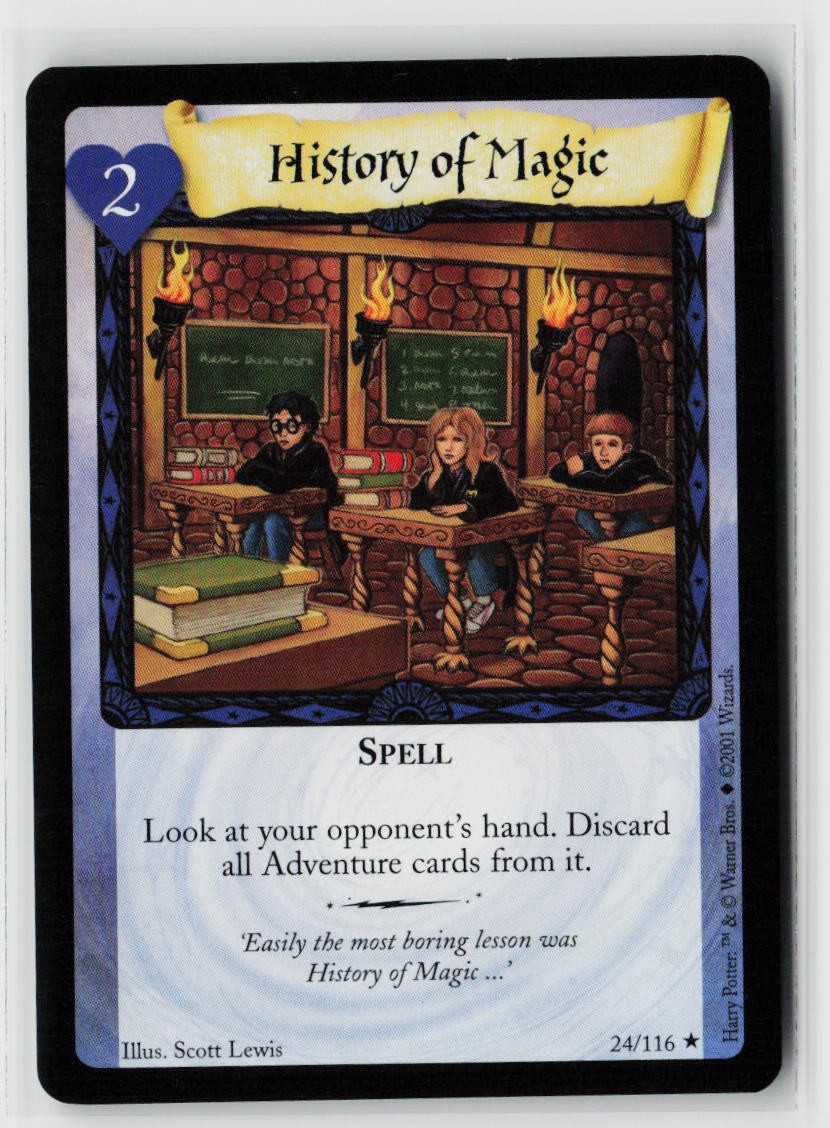 2001 Harry Potter TCG History of Magic 24/116