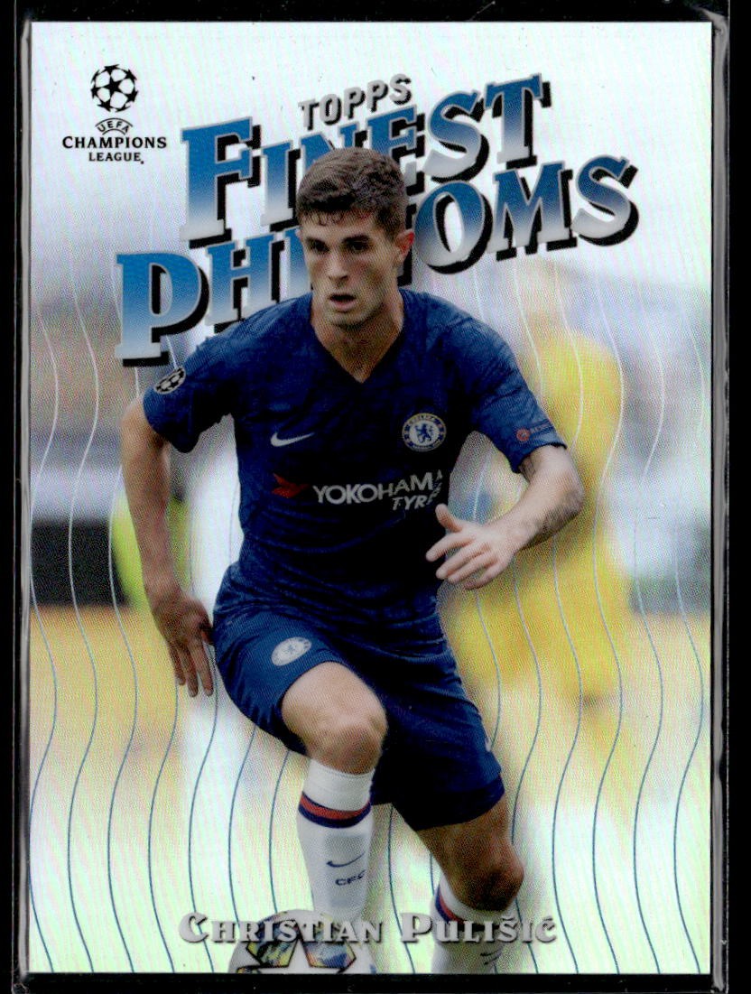 2019-20 Topps Finest UEFA Champions League Christian Pulisic Finest Phenoms