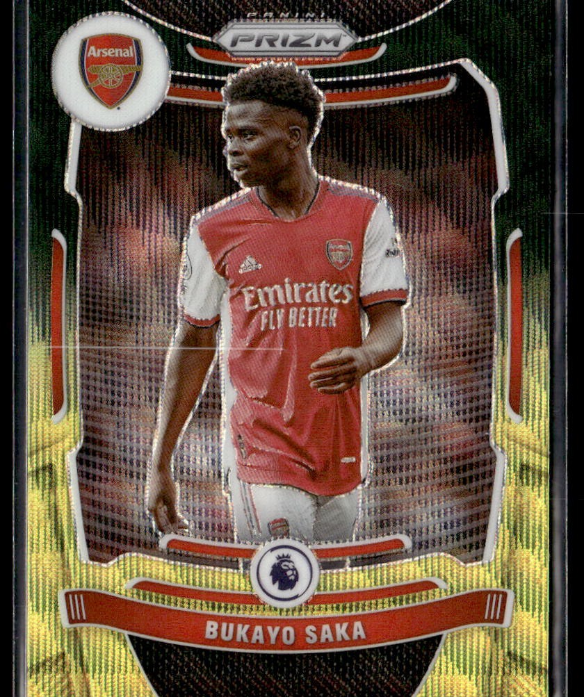 2021-22 Panini Prizm Premier League Bukayo Saka Prizms MultiColor
