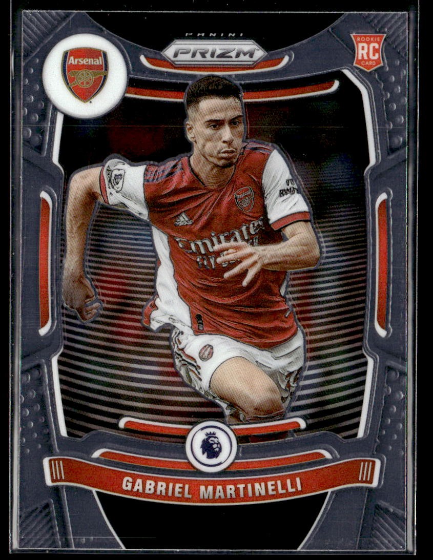 2021-22 Panini Prizm Premier League Gabriel Martinelli Rookie
