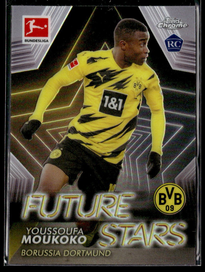 2020-21 Topps Chrome Bundesliga Youssoufa Moukoko Future Stars