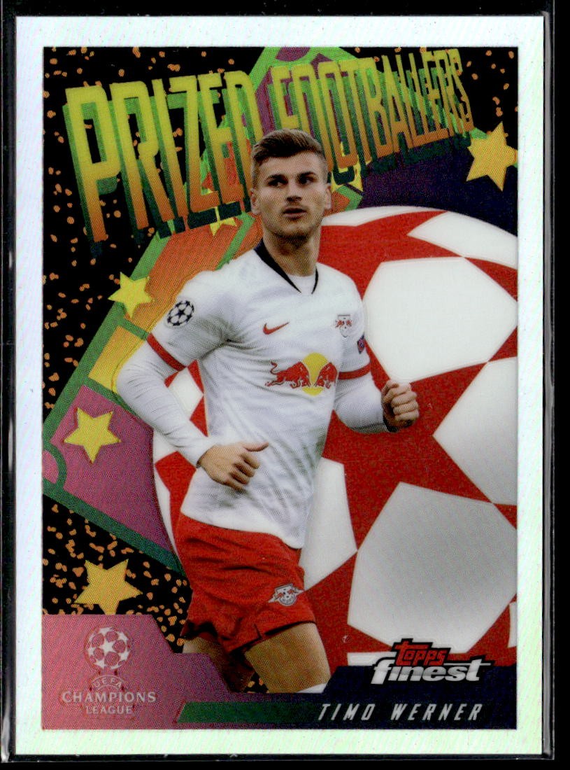 2019-20 Topps Finest UEFA Champions League Timo Werner Prized Footballers