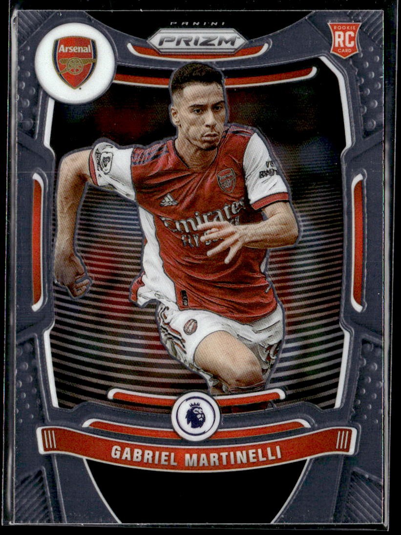 2021-22 Panini Prizm Premier League Gabriel Martinelli Rookie