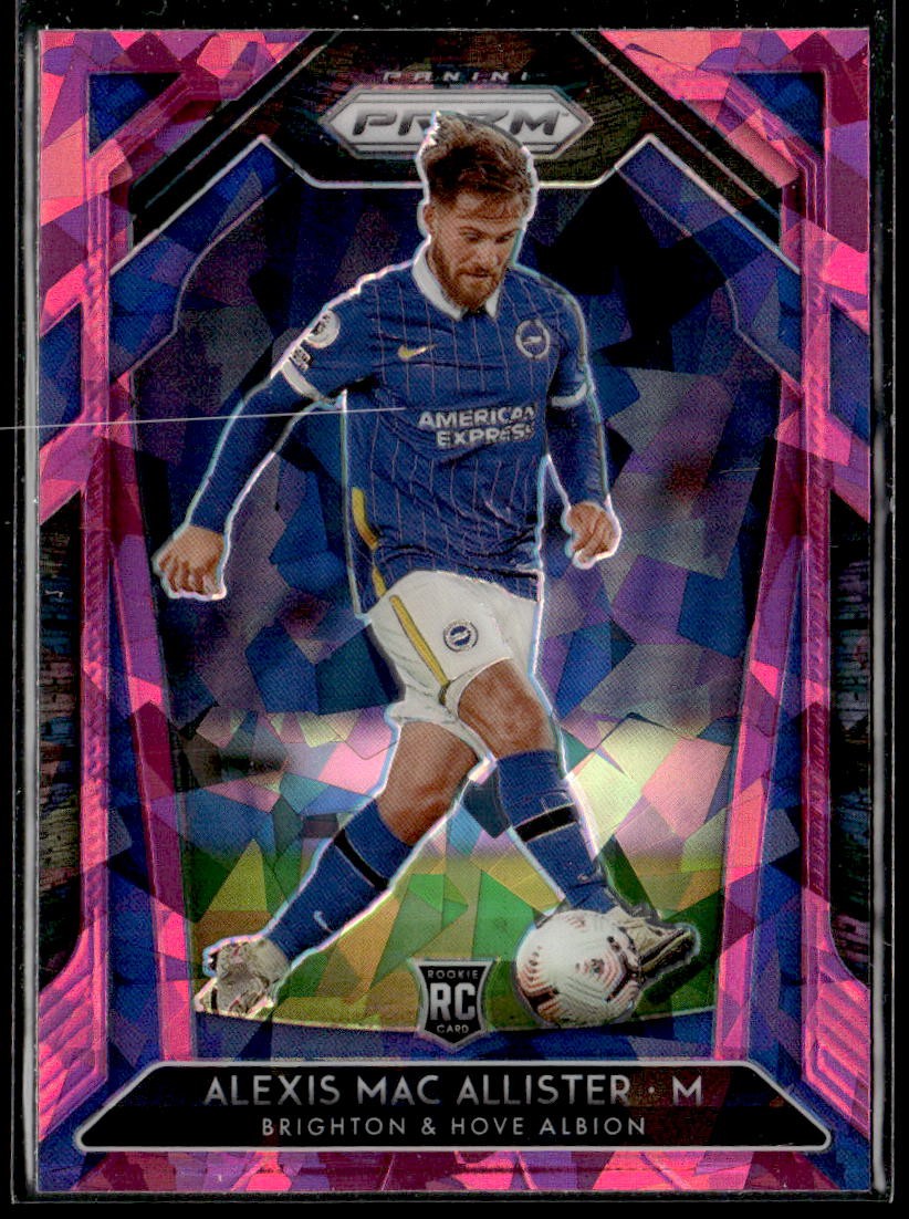 2020-21 Panini Prizm Premier League Alexis Mac Allister Pink Ice Prizm Rookie