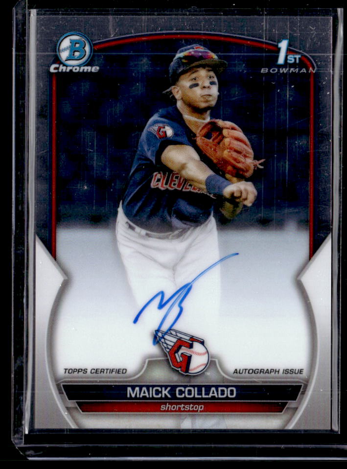 2023 Bowman Chrome Maick Collado Prospect Autographs