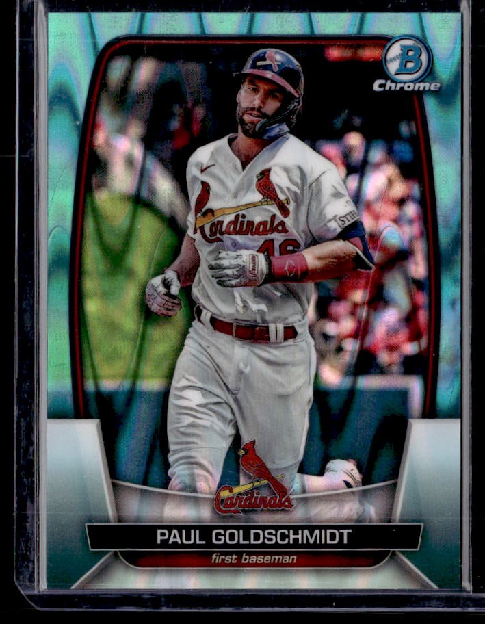 2023 Topps Chrome Paul Goldschmidt Aqua Lava Refractors #/199