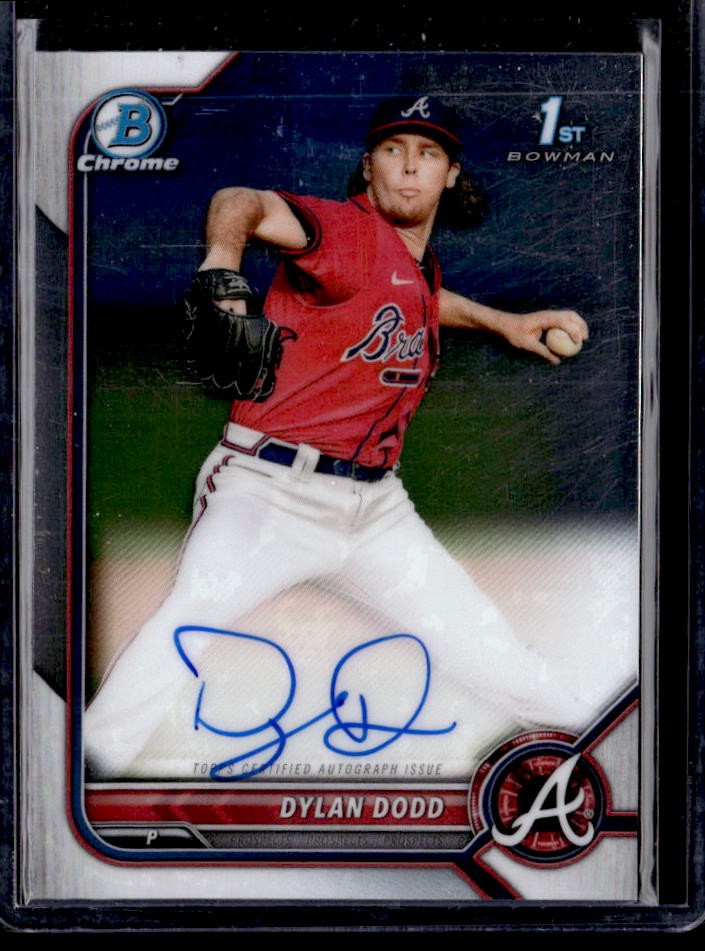 2022 Bowman Chrome Dylan Dodd Prospect Autographs