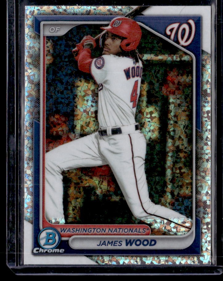 2024 Bowman James Wood Chrome Prospects Mini-Diamond Refractors