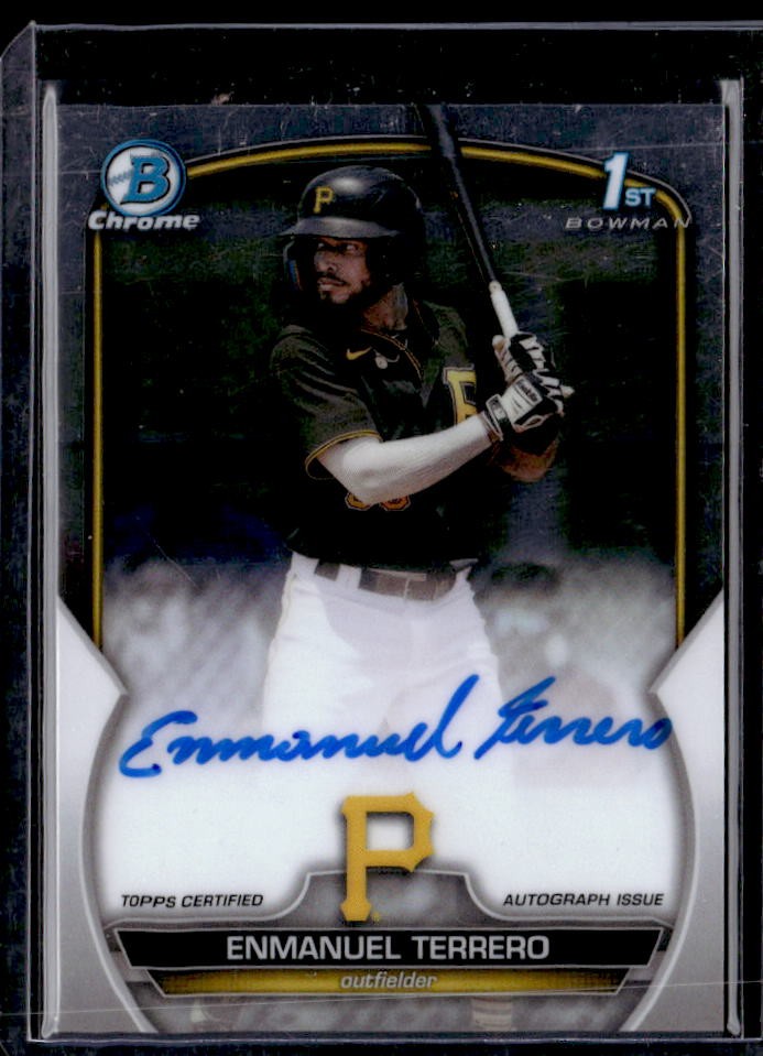 2023 Bowman Chrome Enmanuel Terrero Prospect Autographs
