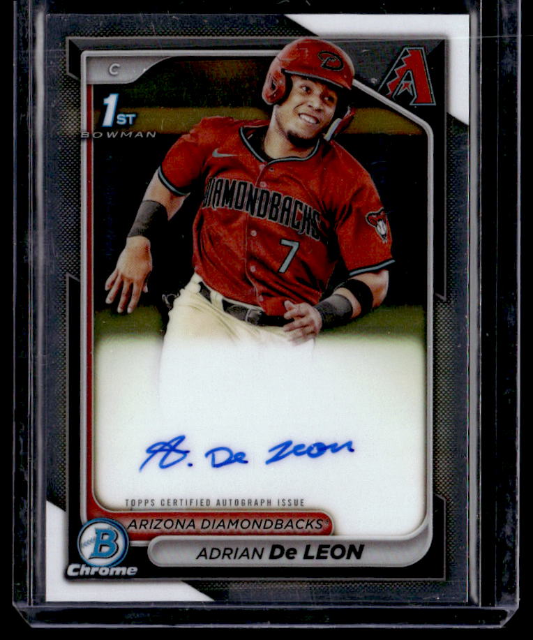 2024 Bowman Chrome Adrian De Leon Prospect Autographs