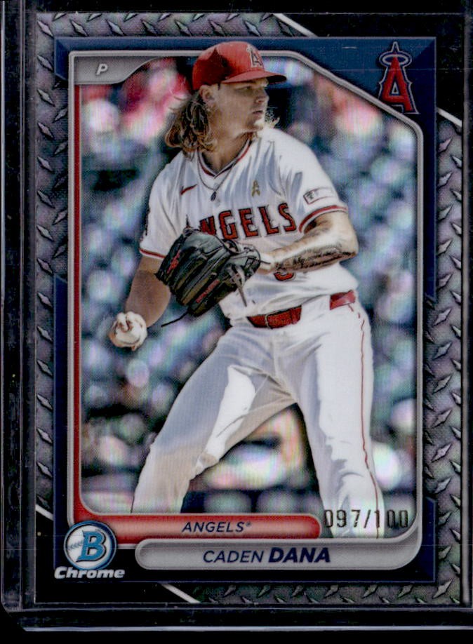 2024 Bowman Draft Caden Dana Chrome Steel Metal Refractor #/100