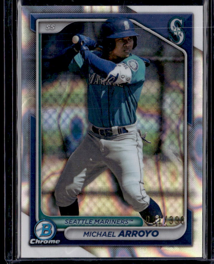 2024 Bowman Michael Arroyo Chrome Prospects Lava Refractors #/399