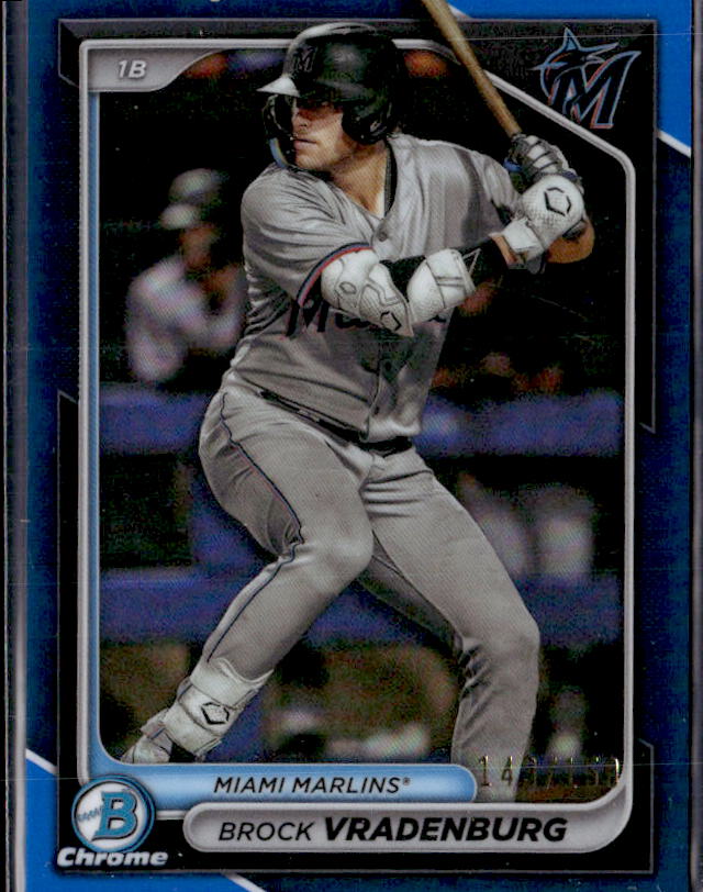 2024 Bowman Brock Vradenburg Chrome Prospects Blue Refractors #/150