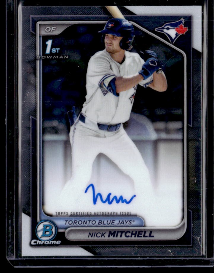 2024 Bowman Draft Nick Mitchell Chrome Prospect Autographs