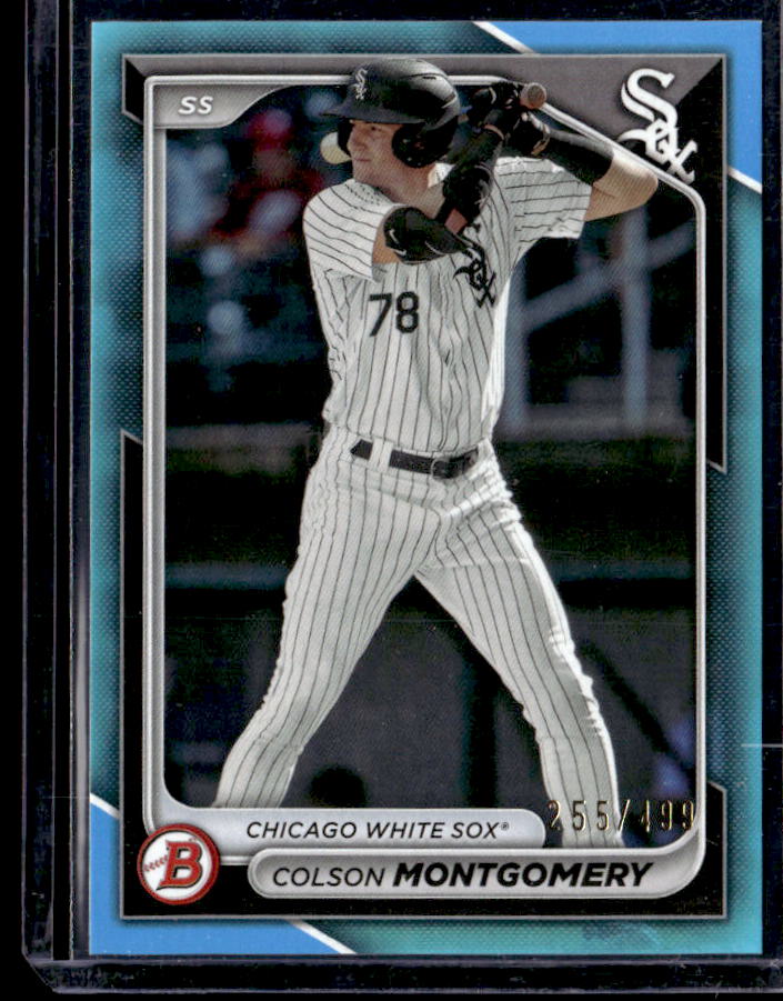 2024 Bowman Colson Montgomery Prospects Sky Blue #/499