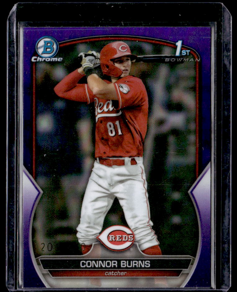 2023 Bowman Draft Connor Burns Chrome Purple Refractor #/250