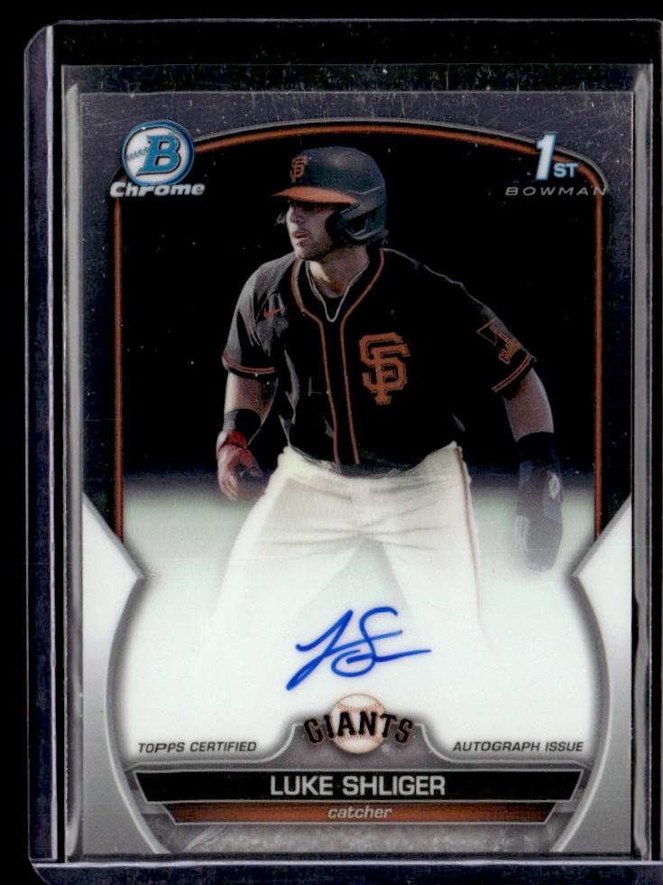 2023 Bowman Draft Luke Shliger Chrome Prospect Autographs
