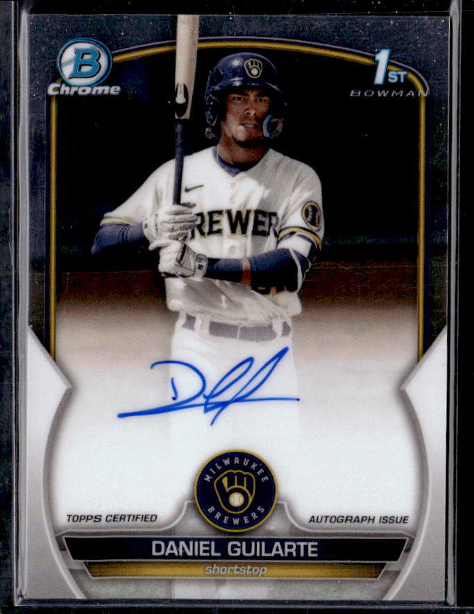 2023 Bowman Chrome Daniel Guilarte Prospect Autographs