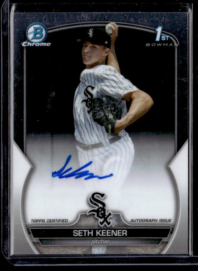 2023 Bowman Draft Seth Keener Chrome Prospect Autographs