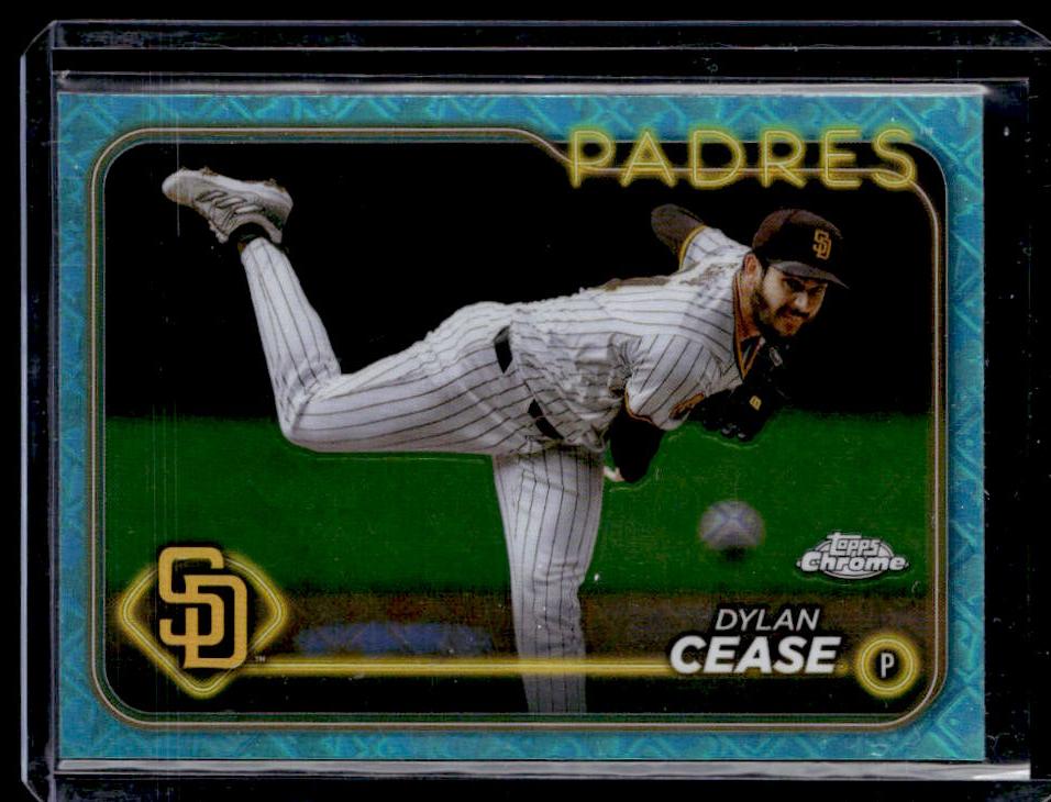 2024 Topps Chrome Logofractor Edition Dylan Cease Aqua MLB Refractors #/199