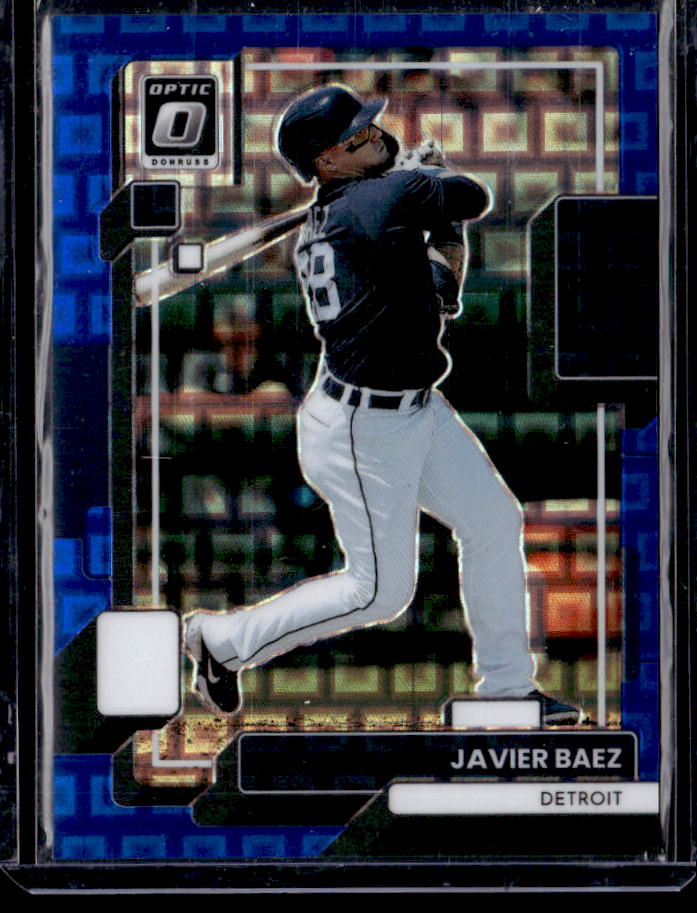 2022 Donruss Optic - Pandora Blue Prizm Javier Baez #/99