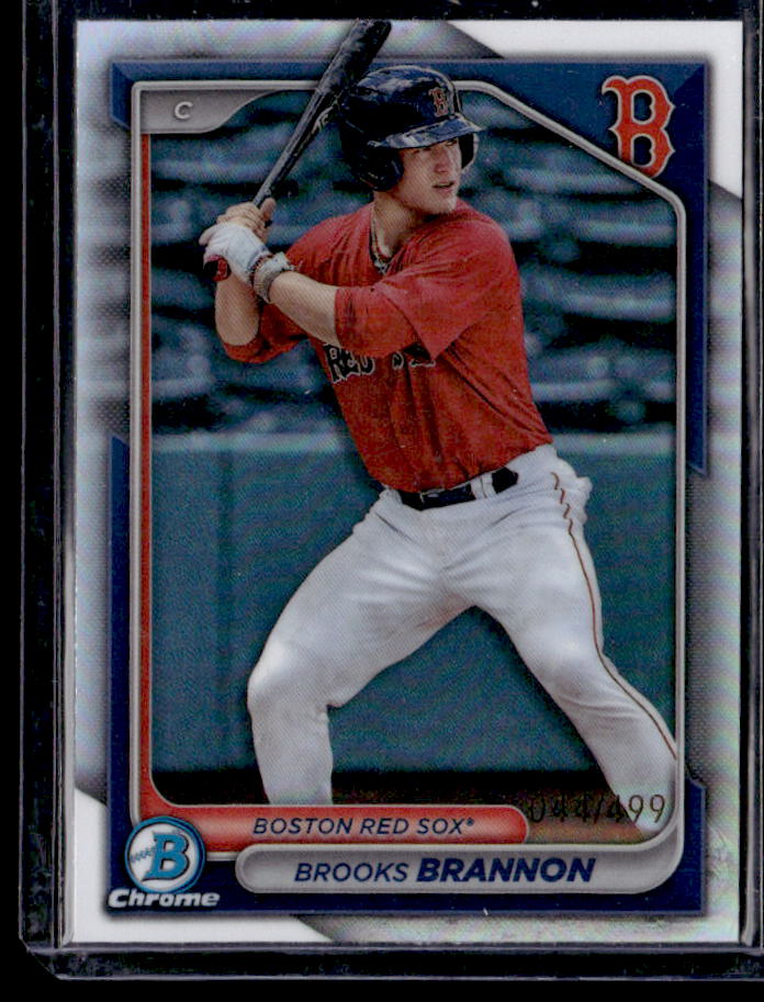 2024 Bowman Brooks Brannon Chrome Prospects Refractors #/499