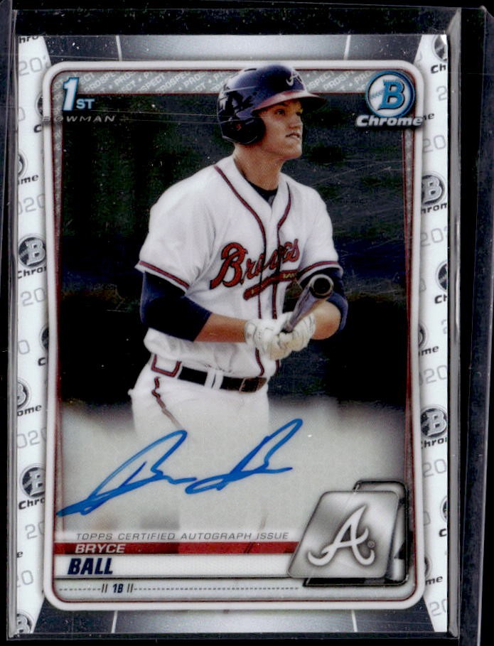 2020 Bowman Bryce Ball Chrome Prospect Autographs