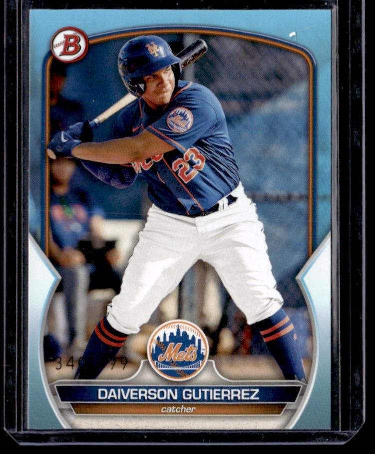 2023 Bowman Draft Daiverson Gutierrez Sky Blue #/499