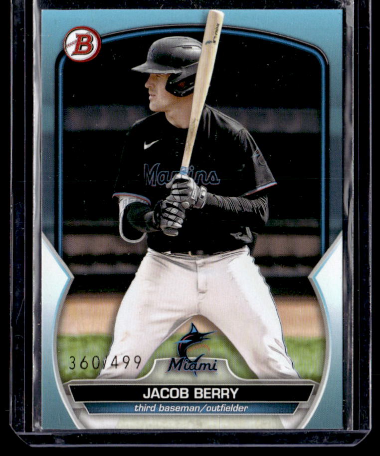 2023 Bowman Draft Jacob Berry Sky Blue #/499
