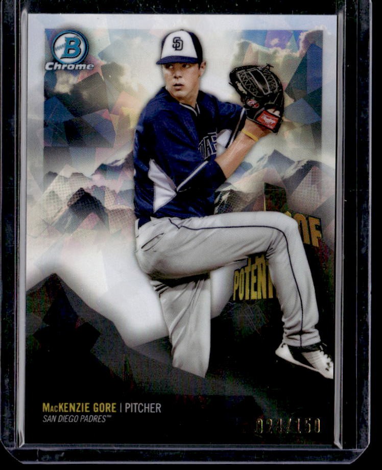 2018 Bowman Chrome MacKenzie Gore Peaks of Potential