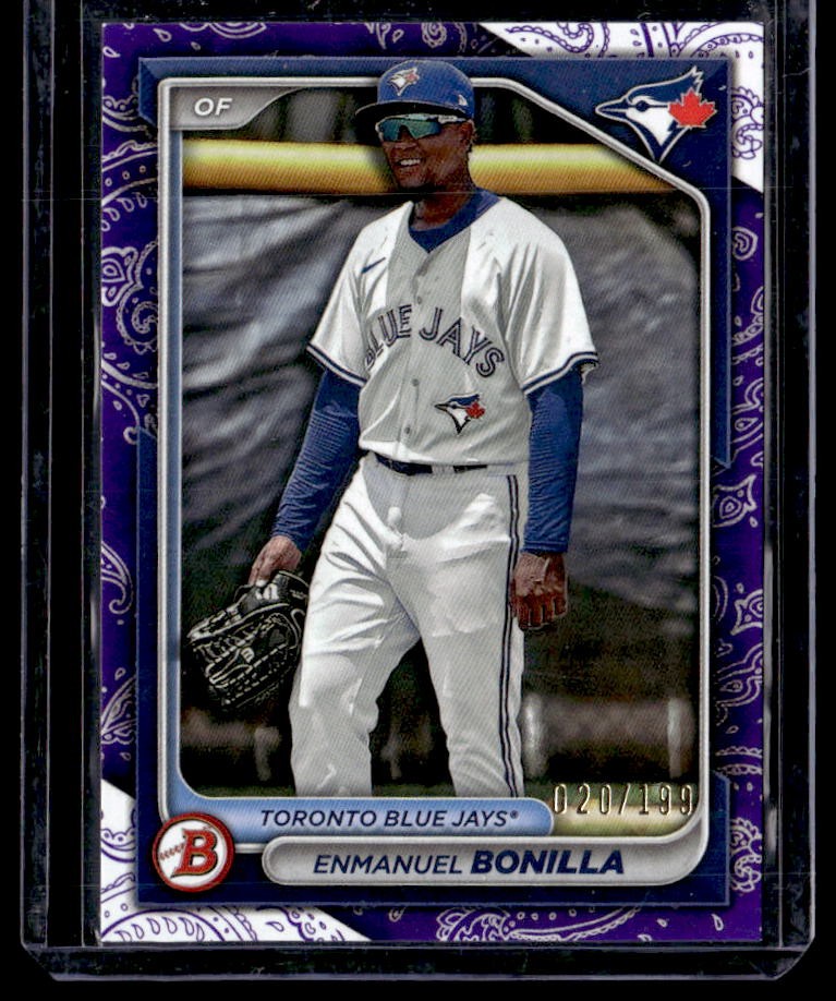 2024 Bowman Enmanuel Bonilla Prospects Purple Pattern #/199