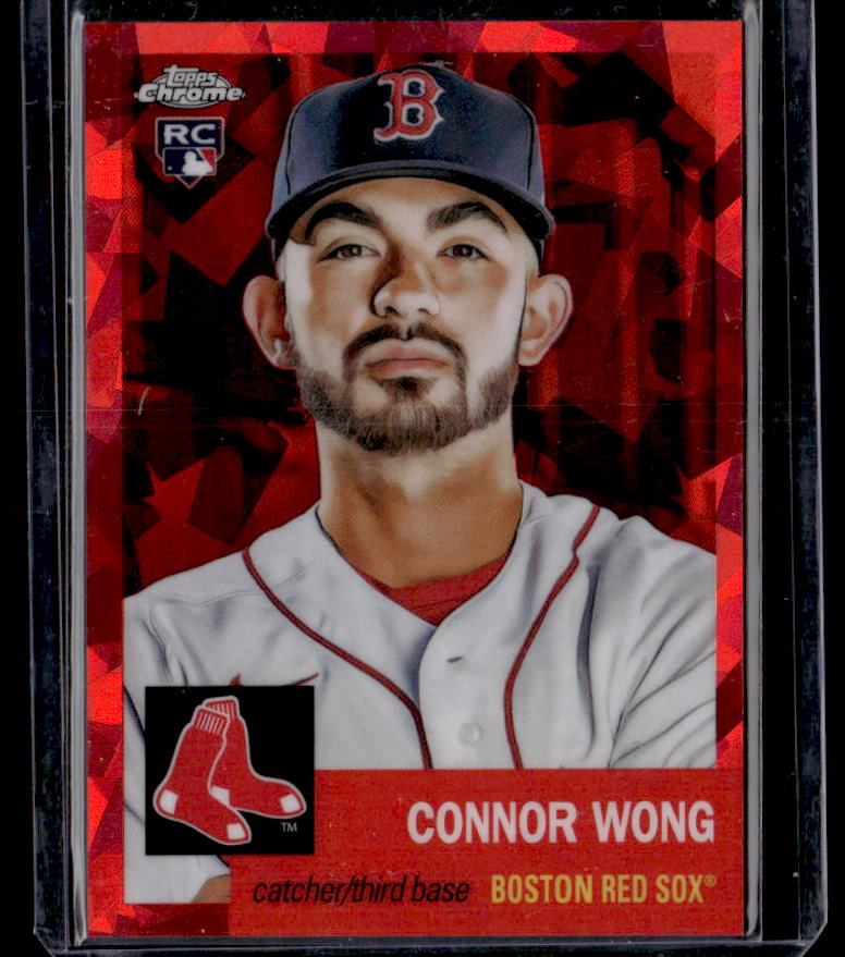 2022 Topps Platinum Anniversary Connor Wong Fuchsia Atomic Refractor #/100