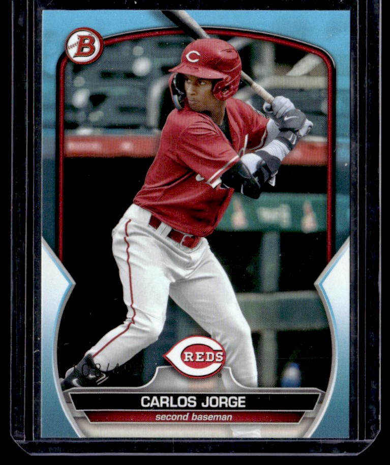 2023 Bowman Draft Carlos Jorge Sky Blue #/499