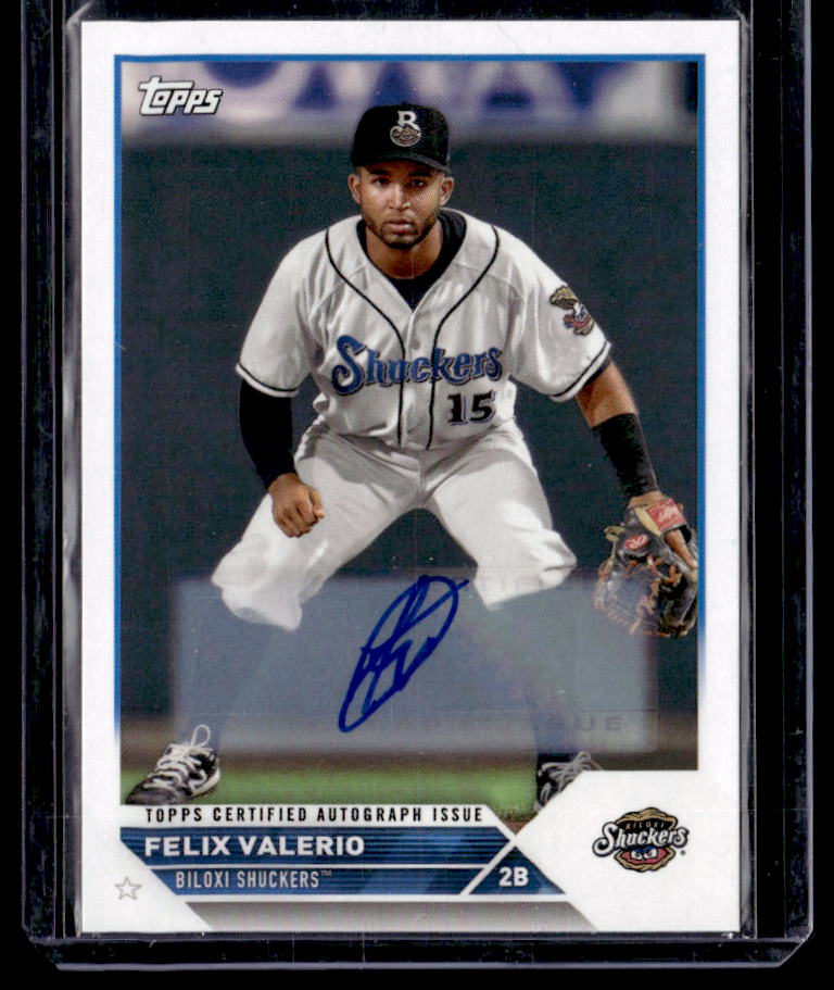 2023 Topps Pro Debut Felix Valerio Autographs