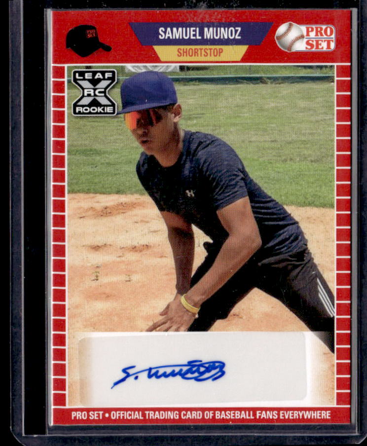 2021 Pro Set Samuel Munoz Autographs