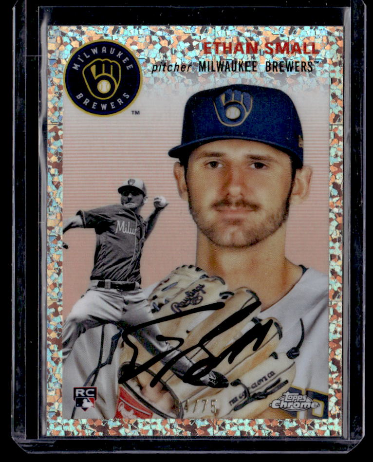 2023 Topps Platinum Anniversary Ethan Small Rose Gold Mini-Diamond #/75