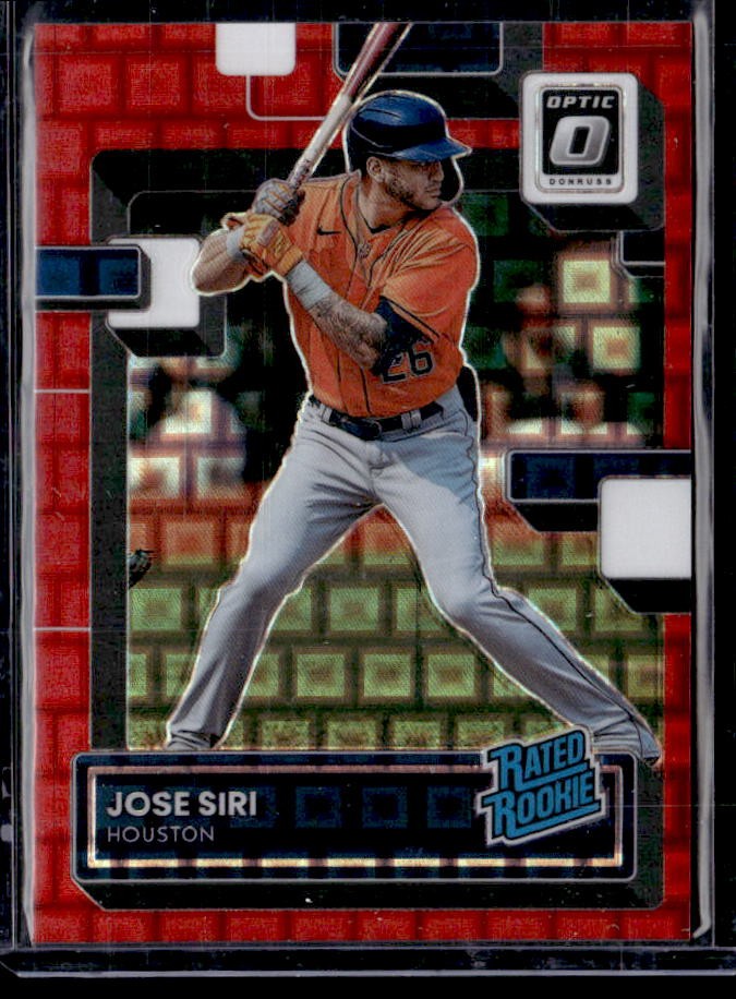 2022 Donruss Optic - Pandora Red Prizm Jose Siri Rookie #/99