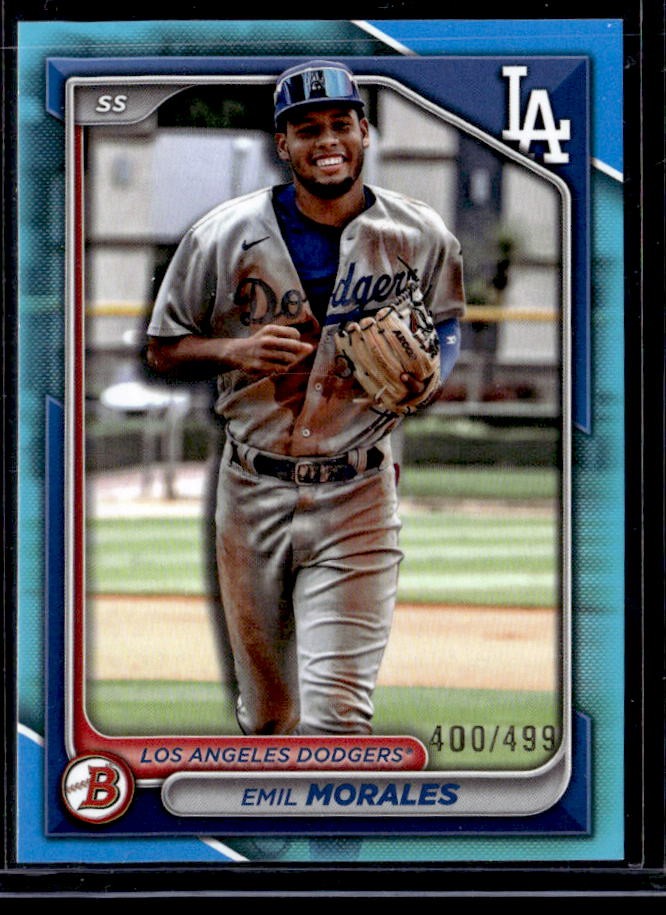 2024 Bowman Draft Emil Morales Sky Blue #/499