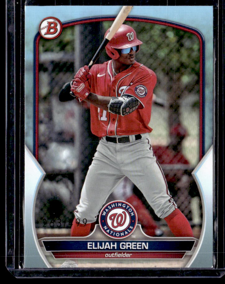 2023 Bowman Elijah Green Prospects Sky Blue #/499