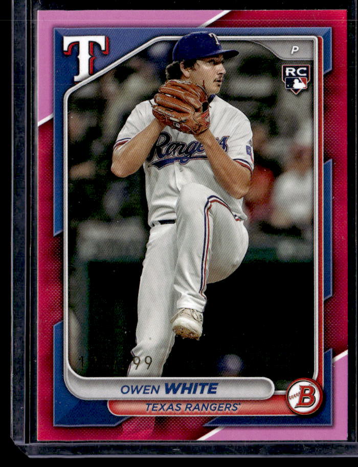 2024 Bowman Owen White Fuchsia #/299