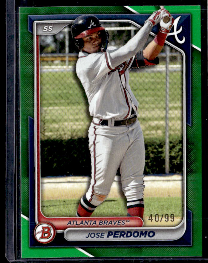 2024 Bowman Draft Jose Perdomo Green #/99