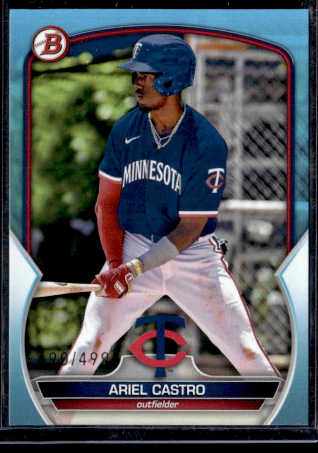 2023 Bowman Draft Ariel Castro Sky Blue #/499