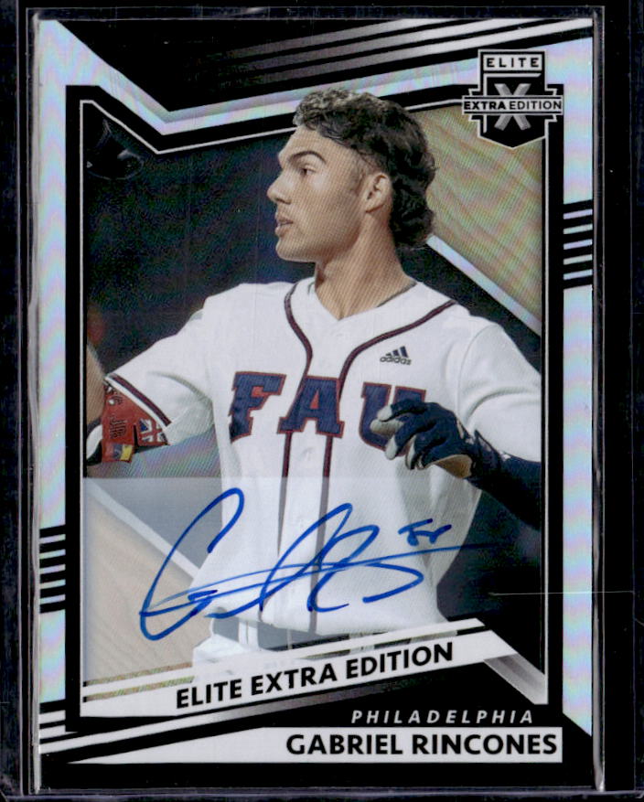 2022 Panini Elite Extra Edition Gabriel Rincones Signatures